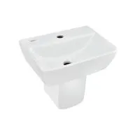 Раковина Essco Elements ECS-WHT-811 Белая с пьедесталом Раковина Essco Elements ECS-WHT-811 Белая с пьедесталом