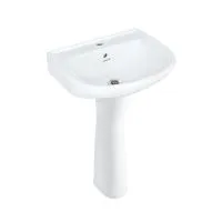 Раковина Essco Elements ECS-WHT-805 Белая с пьедесталом Раковина Essco Elements ECS-WHT-805 Белая с пьедесталом