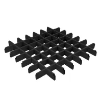 Грильято ячейка 86x86, высота 30 мм, ширина 10 мм, черный