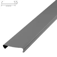 Реечный потолок OMEGA A100AT металлик матовый