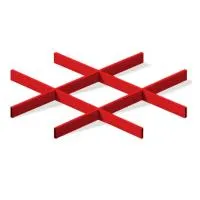 Грильято ячейка 200x200, высота 50 мм, ширина 10 мм, окраска по RAL