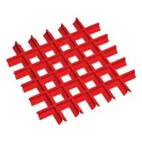 Грильято Пирамидальный ячейка 100х100мм, окраска по RAL, высота 42.5 мм, ширина 10 мм