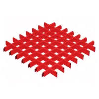 Грильято ячейка 60х60, высота 30 мм, ширина 5 мм, Палитра RAL