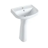 Раковина Essco Elements ECS-WHT-801 Белая с пьедесталом Раковина Essco Elements ECS-WHT-801 Белая с пьедесталом