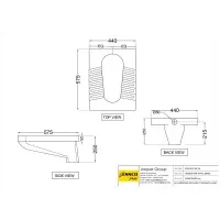 Чаша генуя Essco Elements ECS-WHT-451 Белая