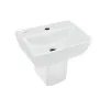 Раковина Essco Elements ECS-WHT-811 Белая с пьедесталом