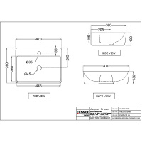 Раковина Essco Aspire AIS-WHT-101901 Белая Раковина Essco Aspire AIS-WHT-101901 Белая