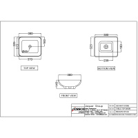 Раковина Essco Aspire AIS-WHT-101905 Белая Раковина Essco Aspire AIS-WHT-101905 Белая