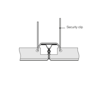 Подвесной потолок Армстронг V-Clip F Plain Bioguard белый 600x600х40мм (фаска 3 мм)
