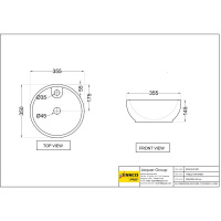 Раковина Essco Elements ECS-WHT-901 Белая Раковина Essco Elements ECS-WHT-901 Белая